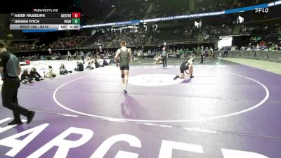 Champ. Round 1 - Aiden Hilbelink, Chester vs Jensen Fitch, Philip/Kadoka Area/Wall