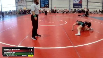 88 lbs Rd# 8- 12:30pm Saturday Final Pool - Bennett Hoffberg, Nauman Red vs Colt Brewer, VA Team Predator