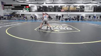 141 lbs 3rd Place Match - Xavier Ortega, Chicago vs Cole Rose, Case Western Reserve