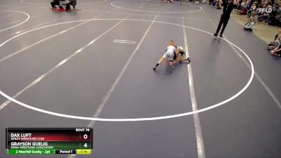 Cons. Semi - Grayson Guelig, Edina Wrestling Association vs Dax Luft, Simley Wrestling Club