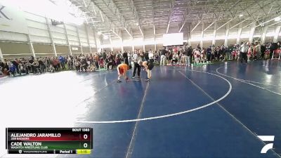 115+ Quarterfinal - Alejandro Jaramillo, 208 Badgers vs Cade Walton, Wasatch Wrestling Club