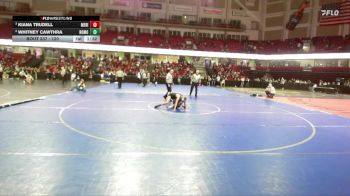 120 lbs Semifinal - Kiana Trudell, Meridian vs Whitney Cawthra, Rocky Mountain