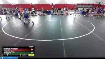 132 lbs Round 3 (4 Team) - Colton Prosser, LeRoy Gold vs Jack Foster, CR Xavier