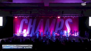 University Cheer Force - Black Ice [2025 L3 Senior - Small Day 1] 2025 CHAMPS Grand Nationals