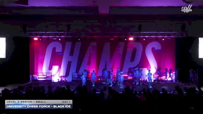 University Cheer Force - Black Ice [2025 L3 Senior - Small Day 1] 2025 CHAMPS Grand Nationals