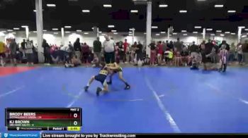 60 lbs Round 3 (10 Team) - KJ Brown, Orchard South vs Brody Beers, Distinguished Green