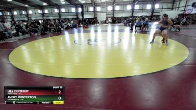 145 lbs Semifinal - Avery Winterton, Salem Hills vs Lily Pomeroy, Pine View