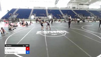 114 kg 5th Place - Adonis Griffin, Madera WC vs Darion Hernandez, Oxnard Bengals