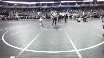 100 lbs Quarterfinal - Mason Mattevi, Gulf Coast WC vs Canon Russell, Wentzville Wrestling Federation