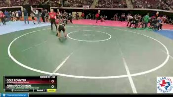 80 lbs Round 5 - Colt Poynter, Apex Grappling Academy vs Abraham Grande, Malicious Grounds Wrestling Club