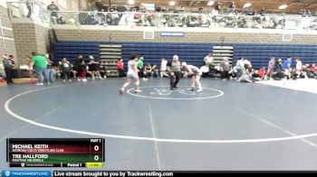 106 lbs 1st Place Match - Michael Keith, Natrona Colts Wrestling Club vs Tre Hallford, Fighting Squirrels