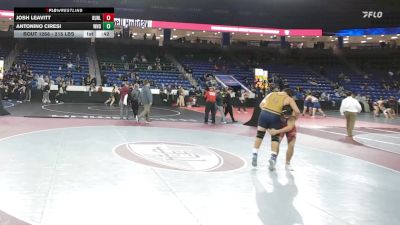 215 lbs Round Of 64 - Josh Leavitt, Burlington vs Antonino Ciresi, Windham