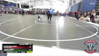 127 lbs Round 3 - Jauzlyean Gray, Jackson County vs Jessica Berg, Sunflower Kids