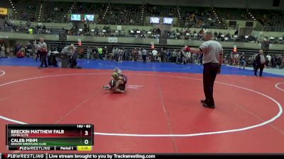 80 lbs Round 2 - Breckin Matthew Falb, Moyer Elite vs Caleb Mihm, Denver Wrestling Club