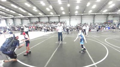70 lbs Rr Rnd 2 - Rhett Hooper, West Amarillo Wrestling vs Blake Baker, Corner Stone Wrestling