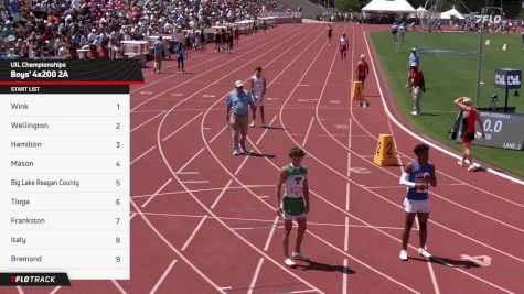 High School Boys' 4x200m Relay 2A, Finals 1