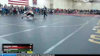 126 lbs Cons. Round 2 - Deontre Torres, St. Peter vs Simon Boeckman, Holdingford