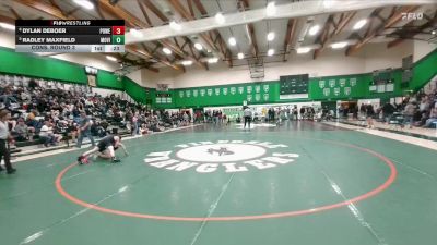 126 lbs Cons. Round 3 - Radley Maxfield, Mountain View vs Dylan DeBoer, Powell