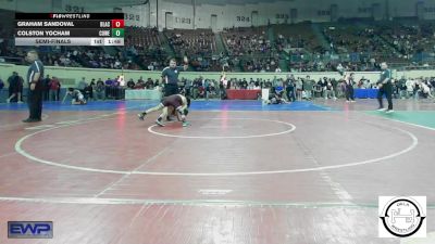 72 lbs Semifinal - Graham Sandoval, Blackwell vs Colston Yocham, Coweta