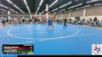 200 lbs Quarterfinal - TraChel Bingham, Rise Wrestling vs Juliana LeFort, Lovejoy Wrestling Club