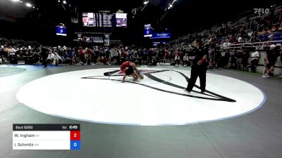 182 lbs Rnd Of 64 - Wyatt Ingham, Wisconsin vs Isaiah Schmitz, Minnesota