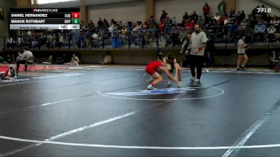 84-91 lbs Round 2 - Mason Rothbart, Clear Creek vs Daniel Hernandez, Sage Valley