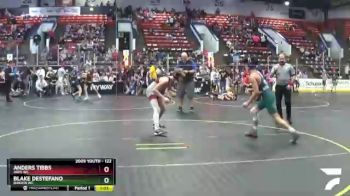 122 lbs Cons. Round 4 - Anders Tibbs, Ares WC vs Blake DeStefano, Dakota WC