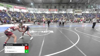 155 lbs Round Of 16 - Cole Ballard, Colorado Outlaws vs Cory Pridemore, Salida Middle School