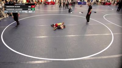 8U - E 5th Place Match - Emerson Olson, Rum River Wrestling vs Harrison Ahlberg, Byron