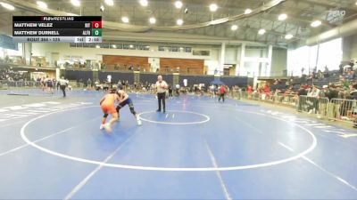 125 lbs Cons. Round 3 - Matthew Velez, RIT vs Matthew Durnell, Alfred State