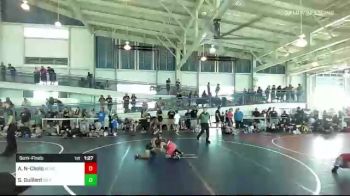 77 lbs Semifinal - Alexander Naccarati-Cholo, Bear WC vs Santiago Guillent, So Cal Grappling