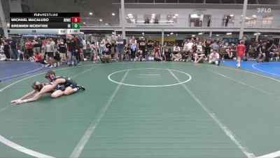 68 lbs Round 3 - Michael Macaluso, Barn Brothers WC vs Brennen McEntire, Brawler Elite