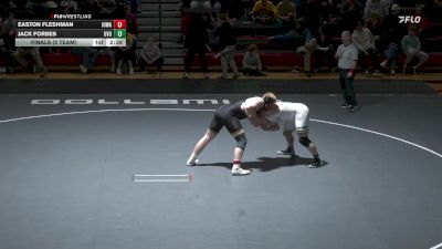 285 lbs Finals (2 Team) - Easton Fleshman, Iowa vs Jack Forbes, Utah Valley