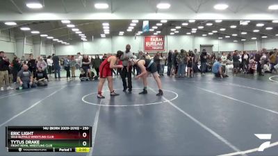 250 lbs 1st Place Match - Eric Light, Wild Buffalo Wrestling Club vs Tytus Drake, Front Royal Wrestling Club