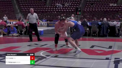 215 lbs Cons Round 1 - Grant Euker, Perkiomen Valley vs Troy Peterson, McDowell