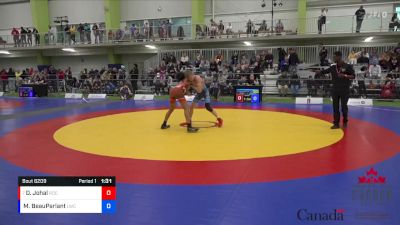 55kg Semifinal - Diyaal Johal, The ROC vs Merric BeauParlant, Lakehead WC