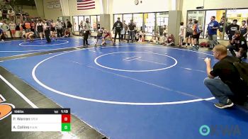106 lbs Quarterfinal - Parker Warren, Sperry Wrestling Club vs Ayden Collins, R.A.W.
