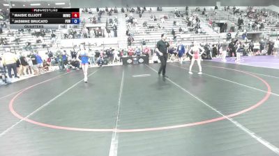 46 kg Quarters - Maisie Elliott, Mat Demon Wrestling Club vs Jasmine Brucato, Pit Crew WC