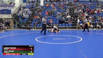 144 lbs 3rd Place Match - Matt Bauer, Franklin vs Jadon Teague, Dekalb