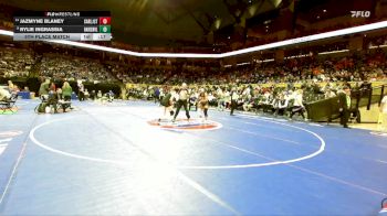 125 Class 1 lbs 5th Place Match - Rylie Ingrassia, Harrisonville vs Jazmyne Blaney, Carl Junction