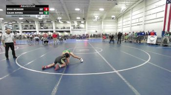 94 lbs Quarterfinal - Evan McMann, Smitty's Wrestling Barn vs Caleb Juvera, Doughboys WC