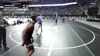 Champ. Round 1 - Moses Gross, Huron vs William Thompson, Douglas/Rapid City Christian/New Underwood