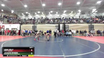 120 lbs Cons. Round 5 - Jackson Rogers, Southern Indiana Wrestling vs John Velly, Perry Meridian