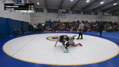 124 lbs Champ. Round 2 - Noah Kim, Palo Alto vs Romal Hussini, Laguna Creek