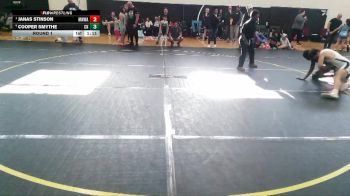 150 lbs Round 1 - Janas Stinson, Mighty Warriors Wrestling Acad vs Cooper Smythe, Cardinal Newman
