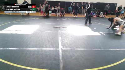 150 lbs Round 1 - Janas Stinson, Mighty Warriors Wrestling Acad vs Cooper Smythe, Cardinal Newman