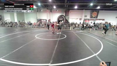 150 lbs Quarterfinal - Toby Lucas, Osoway vs Sebastian Rodriguez, Mantanona TC