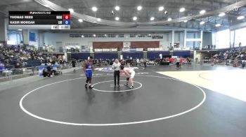 215 lbs Round 1 (3 Team) - Thomas Reed, Webster Schroeder High Sch vs Kasir Morgan, Long Beach Sr