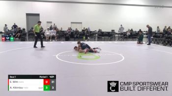 106 lbs Finals (2 Team) - Arseni Kikiniou, Poway vs Ezekiel Witt, Kansas Marshals