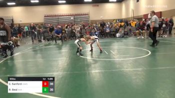 Consolation - Carter Sanford, Center Grove WC (IN) vs Royce Beal, Dundee Wrestling (MI)